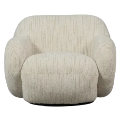 Woood Folke fauteuil chenille naturel melange