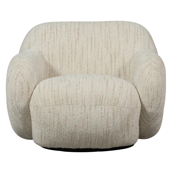 Woood Folke fauteuil chenille naturel melange
