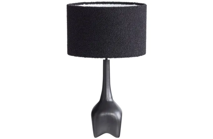 Woood Foss Tafellampvoet Aluminium Antique Zwart/bruin