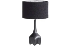 Woood Foss Tafellampvoet Aluminium Antique Zwart/bruin