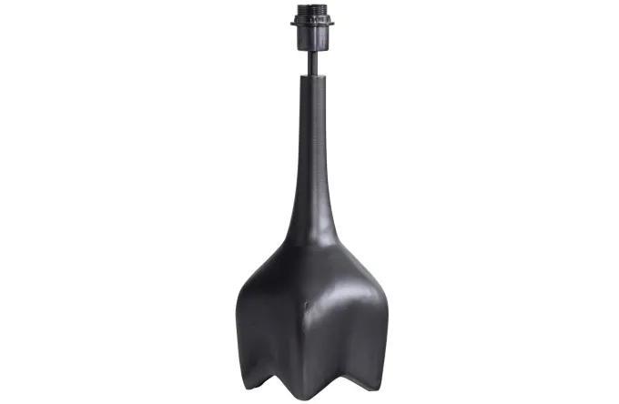 Woood Foss Tafellampvoet Aluminium Antique Zwart/bruin