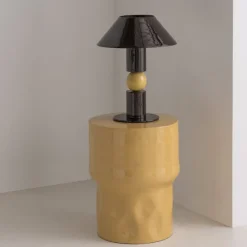 Woood Glowa Tafellamp Metaal Hoogglans Bruin/Geel