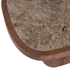Woood Granu Salontafel Marmer/Mangohout Bruin [FSC]