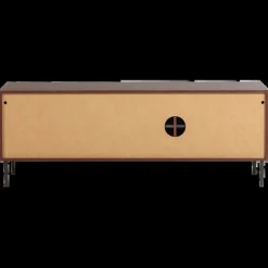 Woood Gunnar tv meubel 154 cm grenen bordeauxrood [fsc]