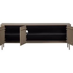 Woood Gunnar tv meubel 154 cm grenen mud [fsc]