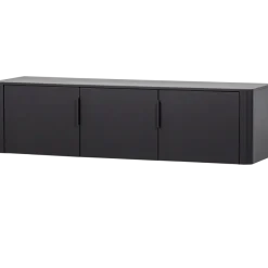 Woood Gunnar tv meubel 154 cm grenen matzwart [fsc]