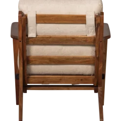 Woood Houston fauteuil bouclé/hout naturel