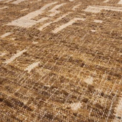 Woood Ian handgeweven vloerkleed wol/katoen bruin 170x240cm