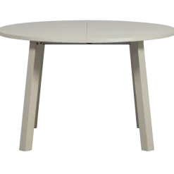Woood Janne uitschuifbare eettafel rond eiken dakargrau [fsc]
