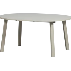 Woood Janne uitschuifbare eettafel rond eiken dakargrau [fsc]