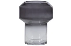Woood Jaxx Vaas Glas Zwart Ø15cm