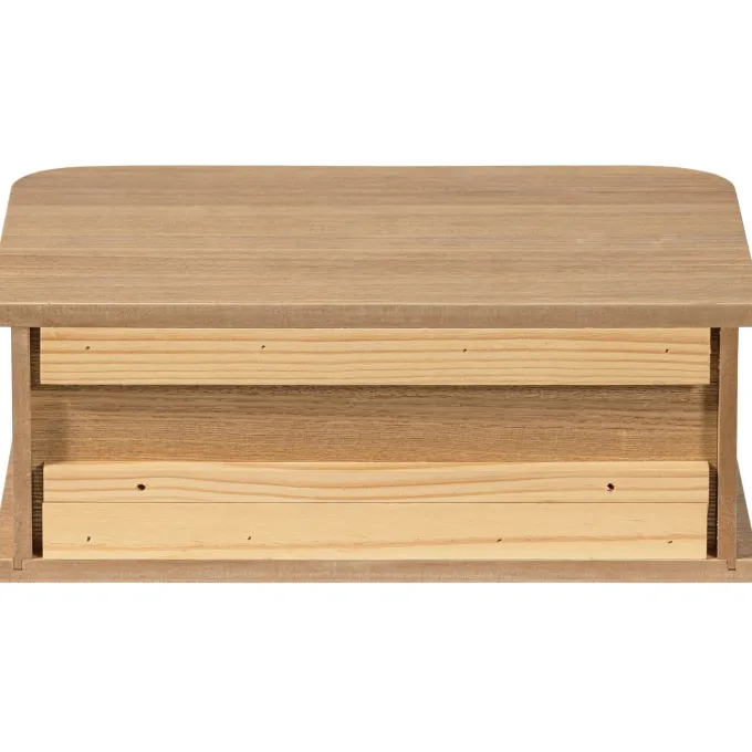 Woood Jena hangend nachtkastje links/rechts hout naturel