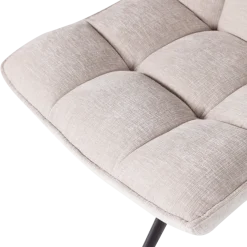 Woood Jouke Draaifauteuil Chenille Structuur Naturel [fsc]