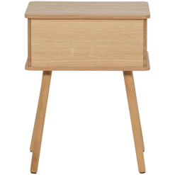 Woood Karri Nachtkastje Recht Mdf/Grenen Naturel [FSC]