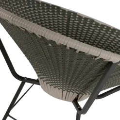Woood Kazoun Tuin Loungestoel Wicker Groen