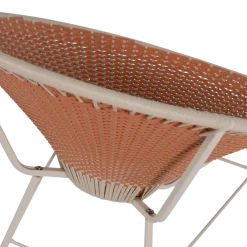 Woood Kazoun Tuin Loungestoel Wicker Oranje