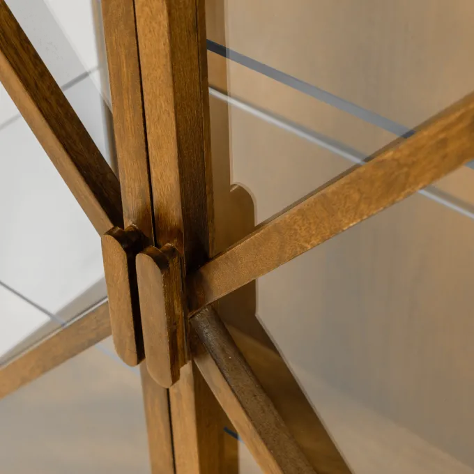 Woood Kella 2-deurs kast mango hout naturel