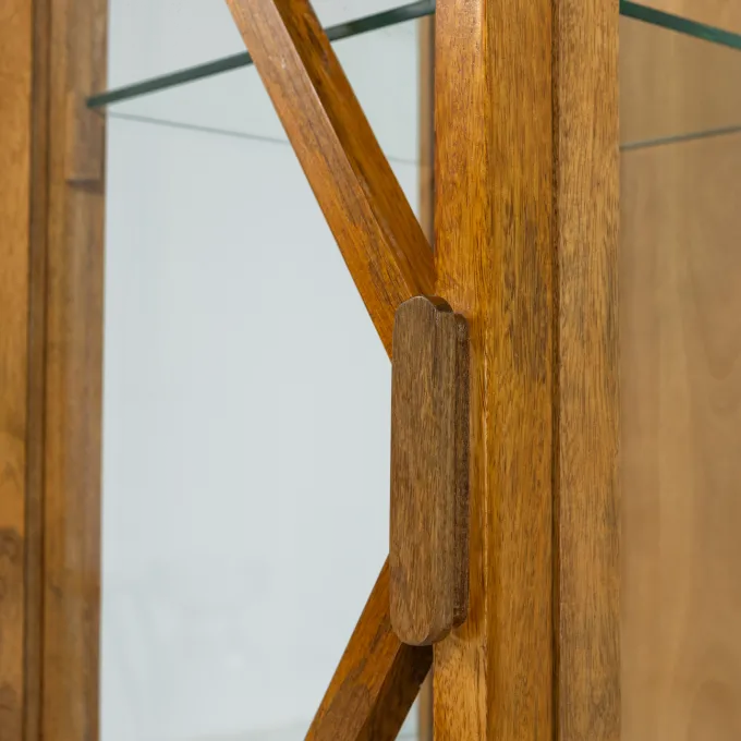 Woood Kella 1-deurs kast mango hout naturel