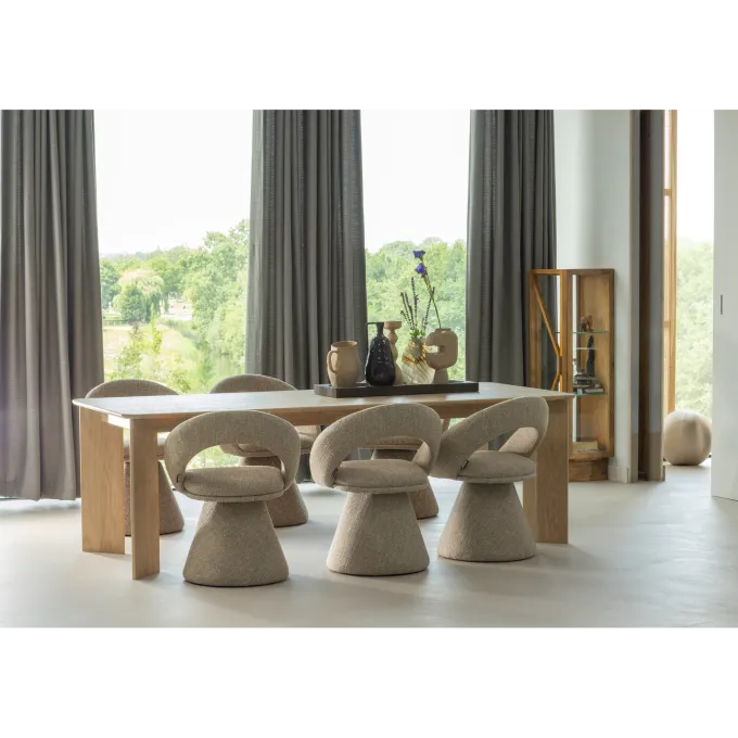 Woood Kella 1-deurs kast mango hout naturel