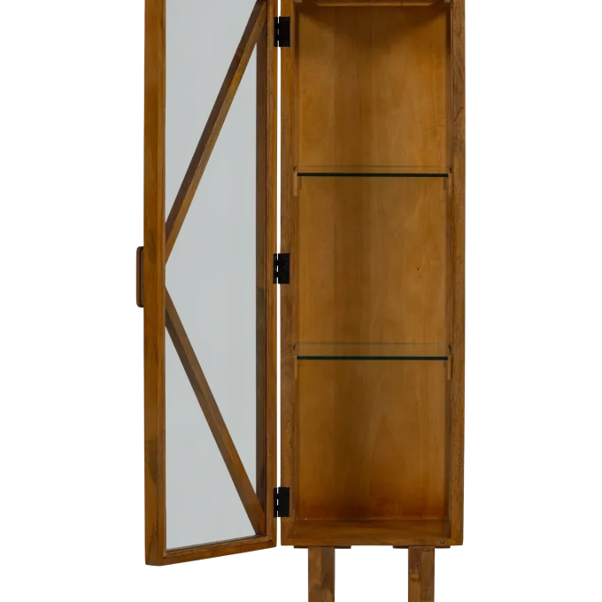 Woood Kella 1-deurs kast mango hout naturel