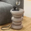 Woood Kivo Bijzettafel Metaal Hoogglans Zand
