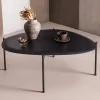 Woood Kota Salontafel 36x92x68 Cm Mdf/Fineer Zwart