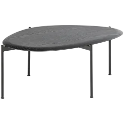 Woood Kota Salontafel 36x92x68 Cm Mdf/Fineer Zwart