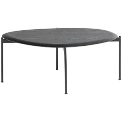 Woood Kota Salontafel 36x92x68 Cm Mdf/Fineer Zwart
