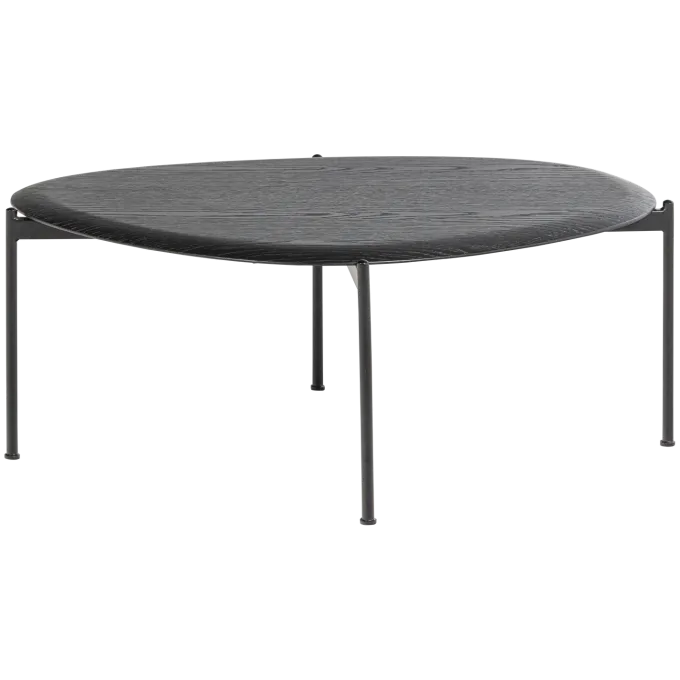 Woood Kota Salontafel 36x92x68 Cm Mdf/Fineer Zwart