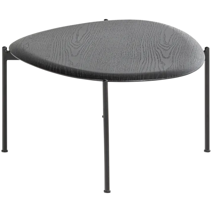 Woood Kota Salontafel 36x92x68 Cm Mdf/Fineer Zwart