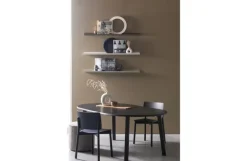 Woood Lange Jan Uitschuifbare Eettafel Rond Eiken Blacknight [fsc]
