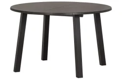 Woood Lange Jan Uitschuifbare Eettafel Rond Eiken Blacknight [fsc]