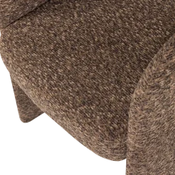 Woood Lanor Eetkamerstoel Grove Boucle Bruin [FSC]
