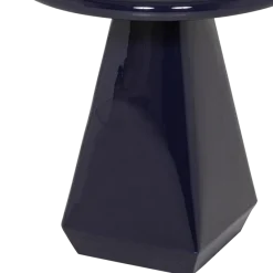 Woood Lavo Bijzettafel Metaal Hoogglans Donkerblauw