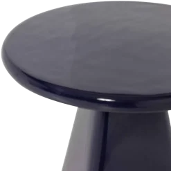 Woood Lavo Bijzettafel Metaal Hoogglans Donkerblauw