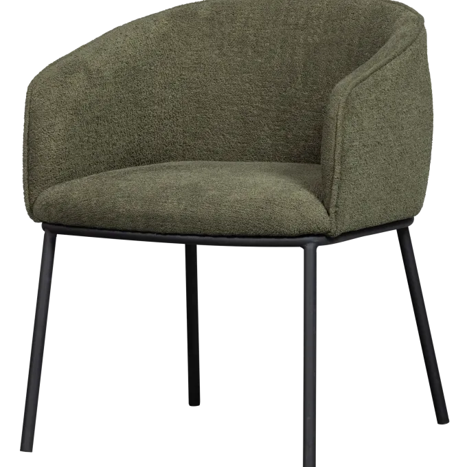 Woood Leon eetkamerstoel forest green