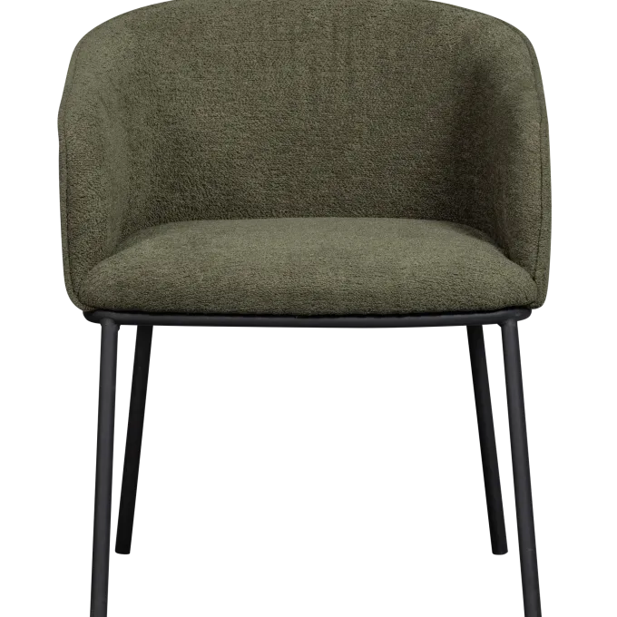 Woood Leon eetkamerstoel forest green