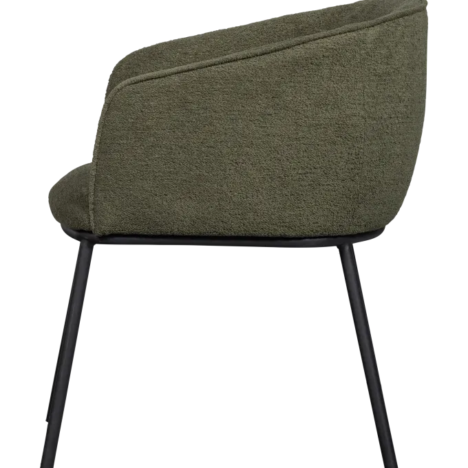 Woood Leon eetkamerstoel forest green