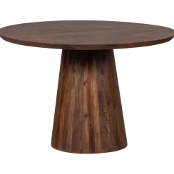 Woood Limit eetkamertafel rond mango hout walnoot ø130cm
