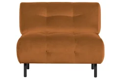 Woood Lloyd Fauteuil Gewassen Fluweel Cinnamon