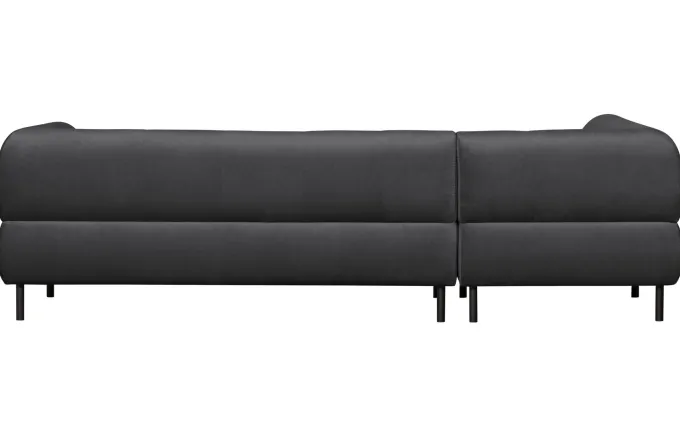 Woood Lloyd Hoekbank Links Gewassen Fluweel Cast Iron