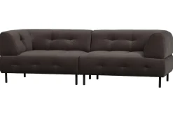 Woood Lloyd 4-zits Bank Gewassen Fluweel Cast Iron