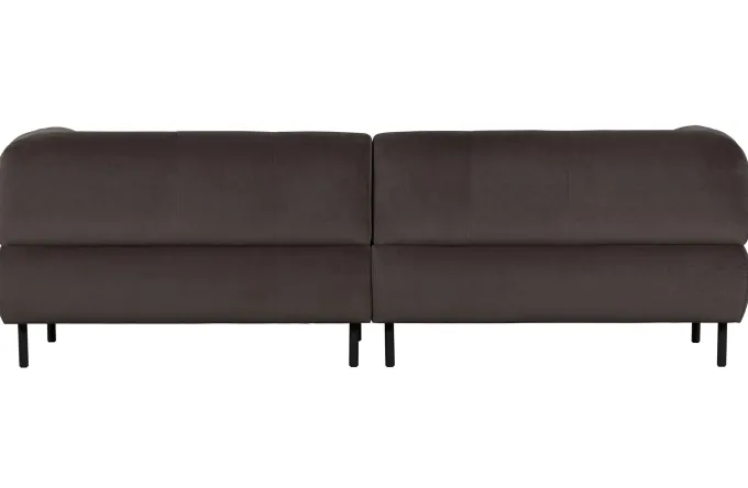 Woood Lloyd 4-zits Bank Gewassen Fluweel Cast Iron