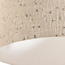 Woood Loft Hanglamp Metaal/Boucle Naturel Met Stippen