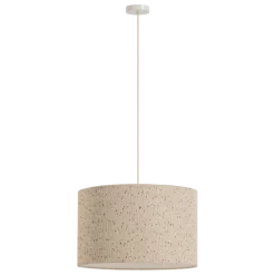 Woood Loft Hanglamp Metaal/Boucle Naturel Met Stippen