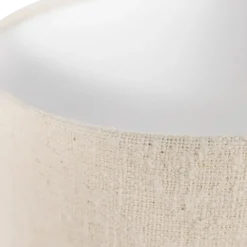 Woood Loft vloerlamp metaal/bouclé naturel 130xø30cm