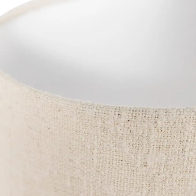Woood Loft vloerlamp metaal/bouclé naturel 130xø30cm