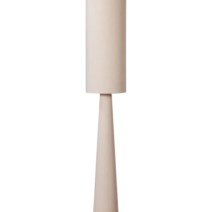 Woood LOFT vloerlamp XL metaal/boucle naturel 187xO35CM