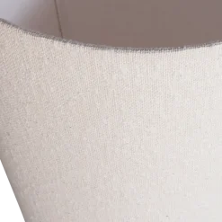Woood LOFT vloerlamp XL metaal/boucle naturel 187xO35CM
