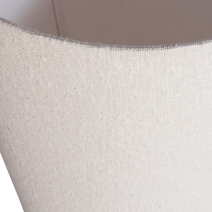 Woood LOFT vloerlamp XL metaal/boucle naturel 187xO35CM